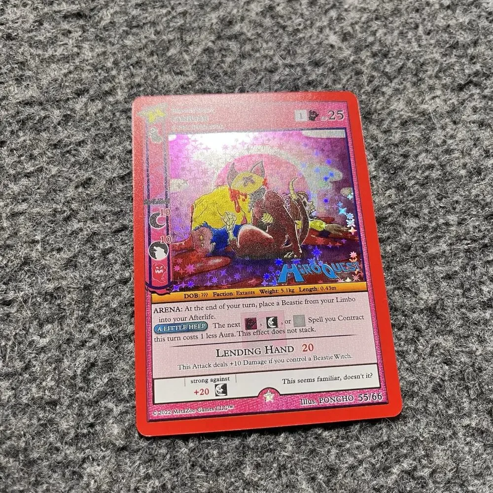 MetaZoo Hiroquest Familiar Full Holo 55/66 Limited Promo NM